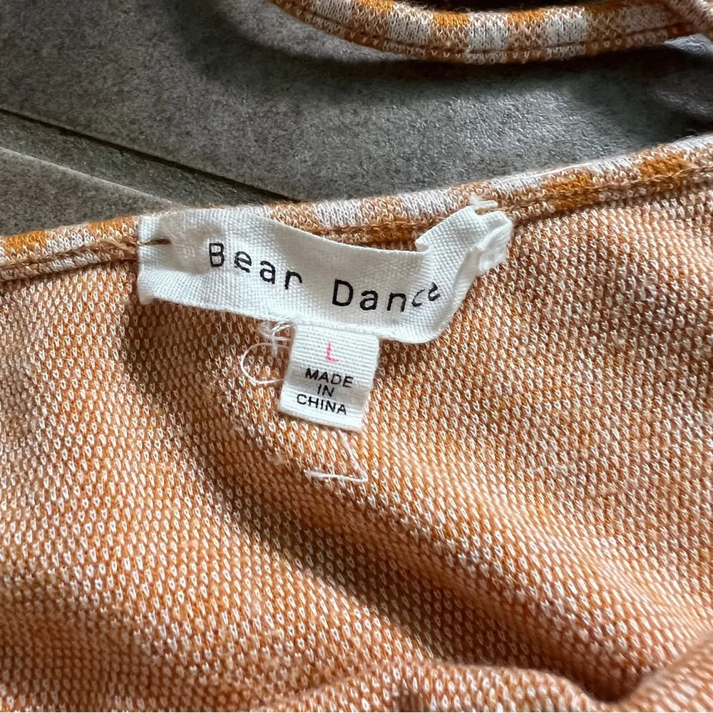 Orange Check Mini Dress - Picture 4 of 5